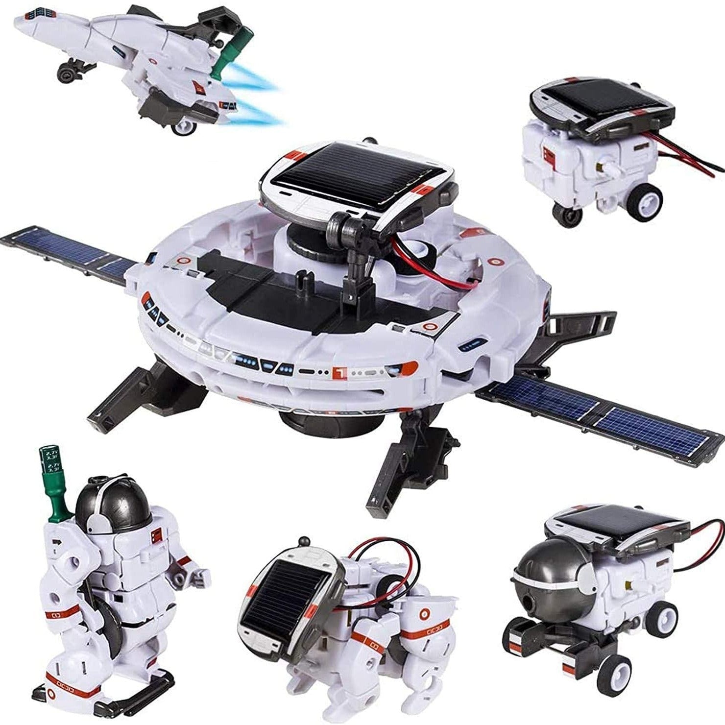 6-in-1 STEM Solar Robot Kit Toys Gifts, Educational Building Science Experiment Set Cykapu