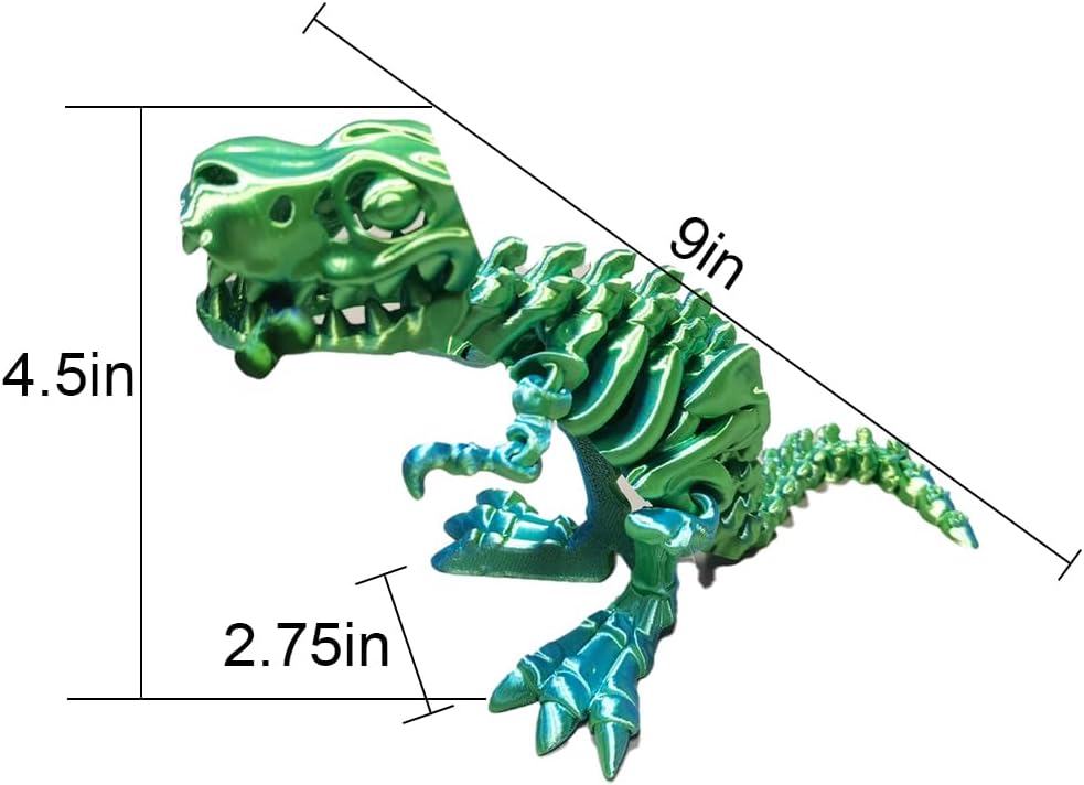 3D Printed Cranial Tyrannosaurus Rex Joints Can Move Freely Big Mouth Dinosaur