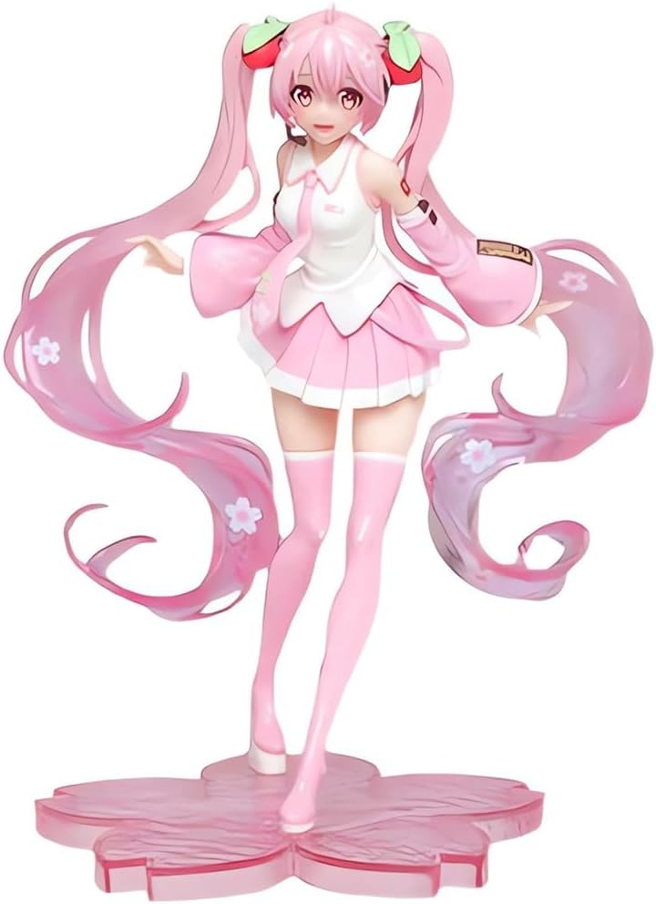 Miku Figure Anime Figures Noodle Stopper Figure Loves Sailors Suit Gift Desktop Collection Ornament 5.3" - Cykapu