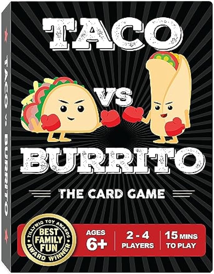 Taco vs Burrito Card Game - Wildly Popular Surprisingly Strategic Family Game Night