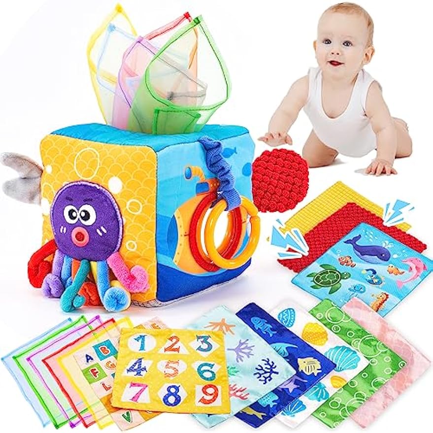 Baby Tissue Box Toy Toys 6 To 12