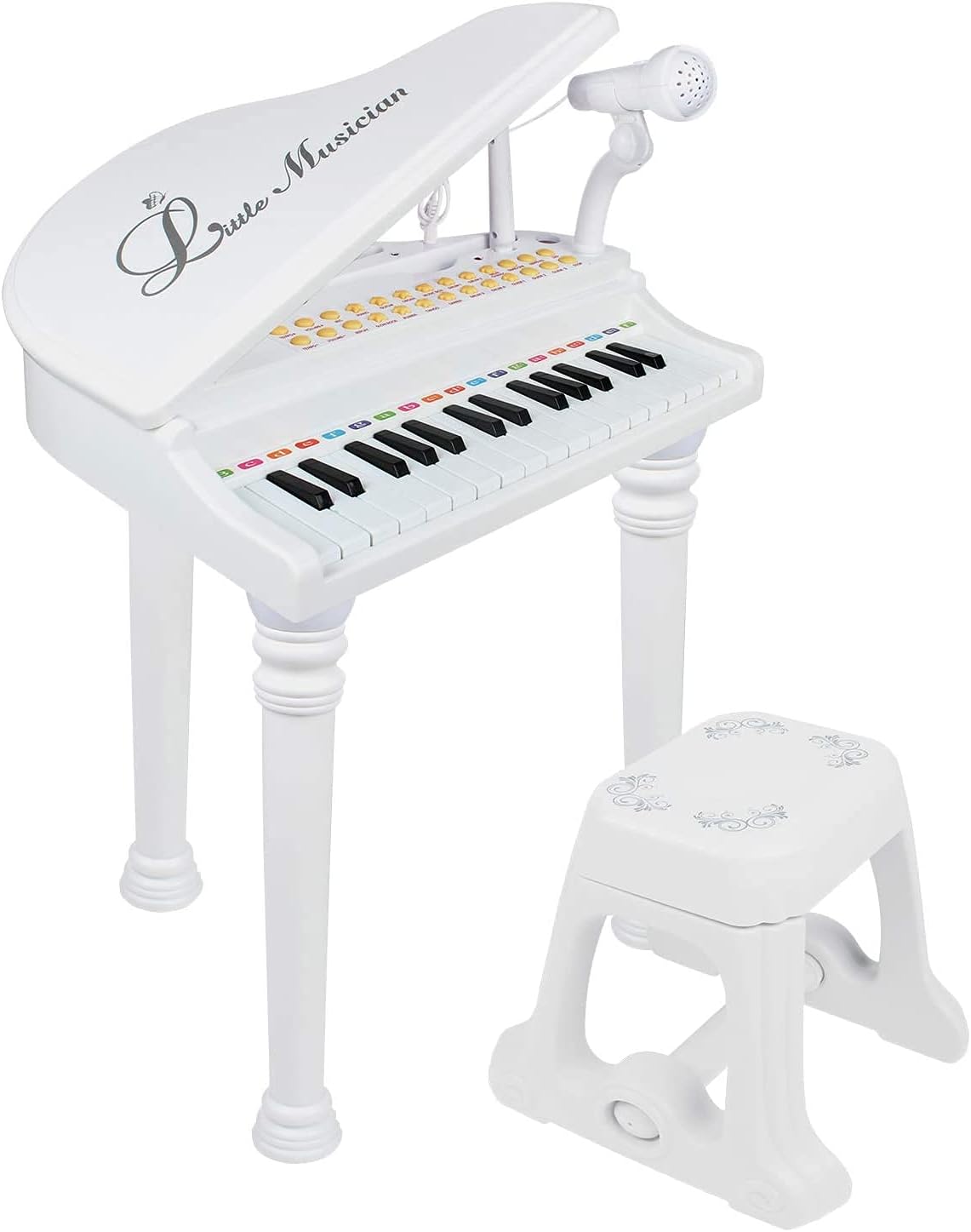 Love&Mini Piano Toy Keyboard for Kids Birthday Gift with Microphone