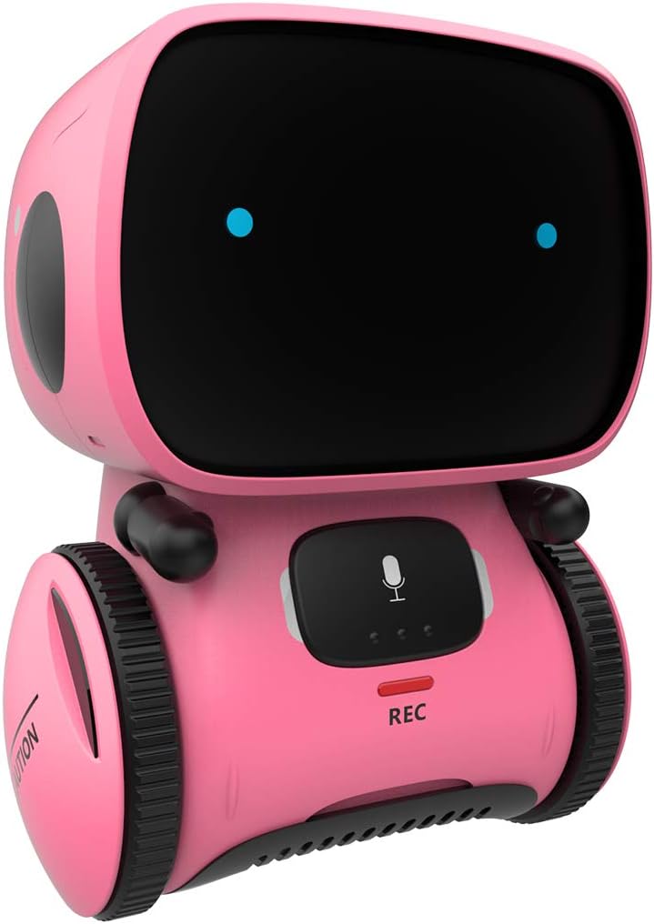 98K Kids Robot Toy, Smart Talking Robots Intelligent Partner and Teacher with Voice Control and Touch Sensor - Cykapu