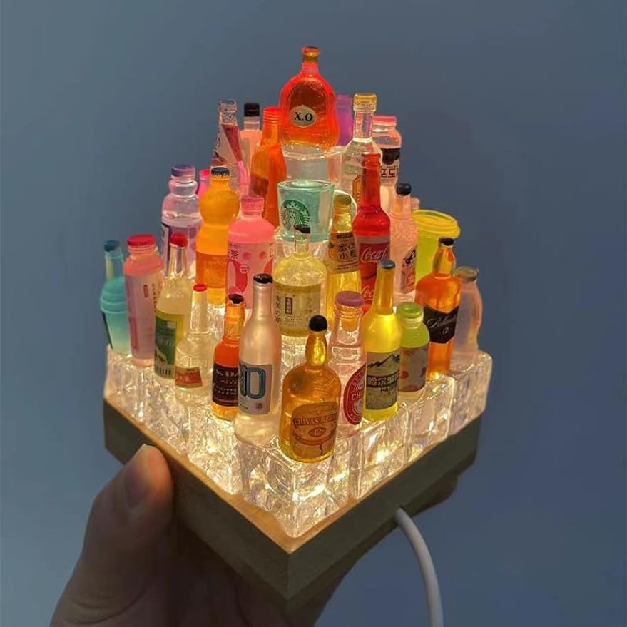 Wine Bottle Lights, DIY Little Wine Bottle Castle Night Light, Bottle Lights