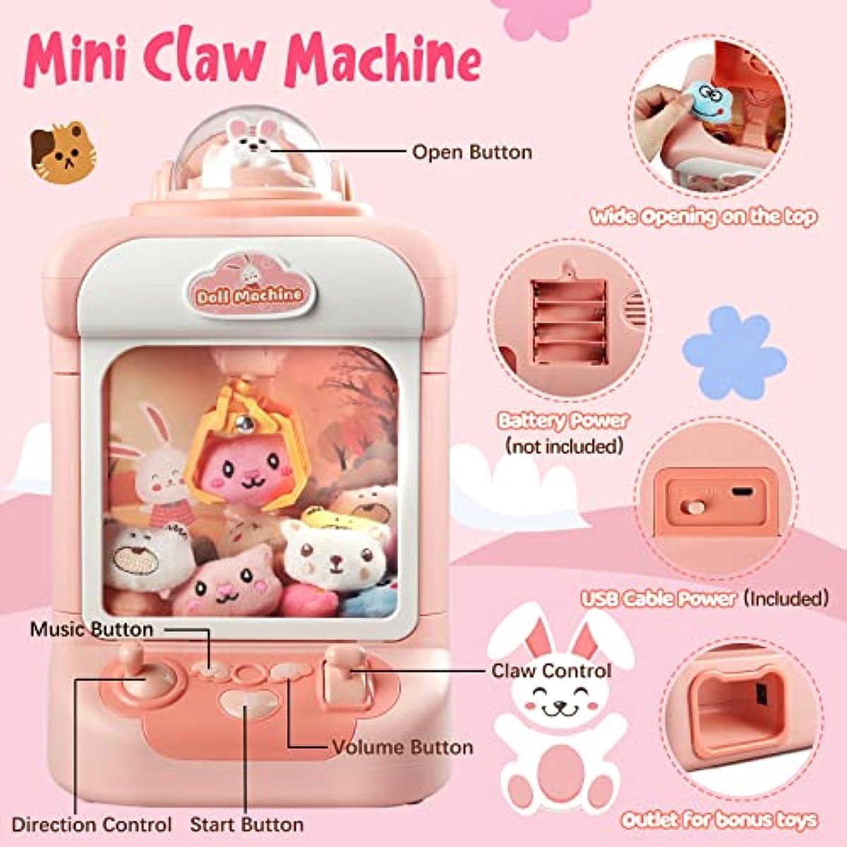 Claw Machine for Kids,Mini Vending Machines Candy Grabber Prize Dispenser - Cykapu