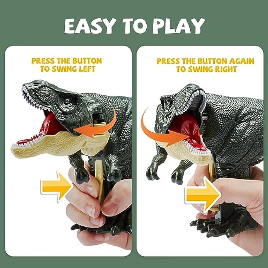Funny Dinosaur Toys, Dinosaur Chomper Toys, Dinosaur Fun Robot Hand Pincher Dino Game Novelty - Cykapu