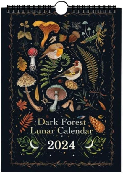 2024 Calendar, 12 Month Wall Calendar Nature and Life Set Calendar at a Glance, Months on Thick Paper Suitable