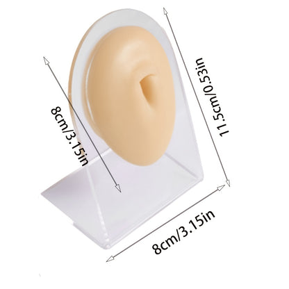 Soft Flexible Silicone Human Body Model Displays Flash Color Ear Mouth Eye Tongue Nose Model Simulation Cykapu