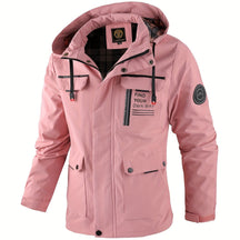 Men's Fashion Casual Windbreaker Bomber Jacket, Spring Outdoor Waterproof Sports Jacket
