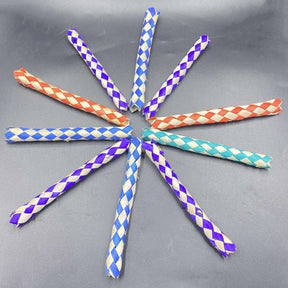 5 Pcs Classic Finger Traps Chinese Finger Trap Bamboo Chinese Bamboo Toys Birds Foraging Toy - Cykapu