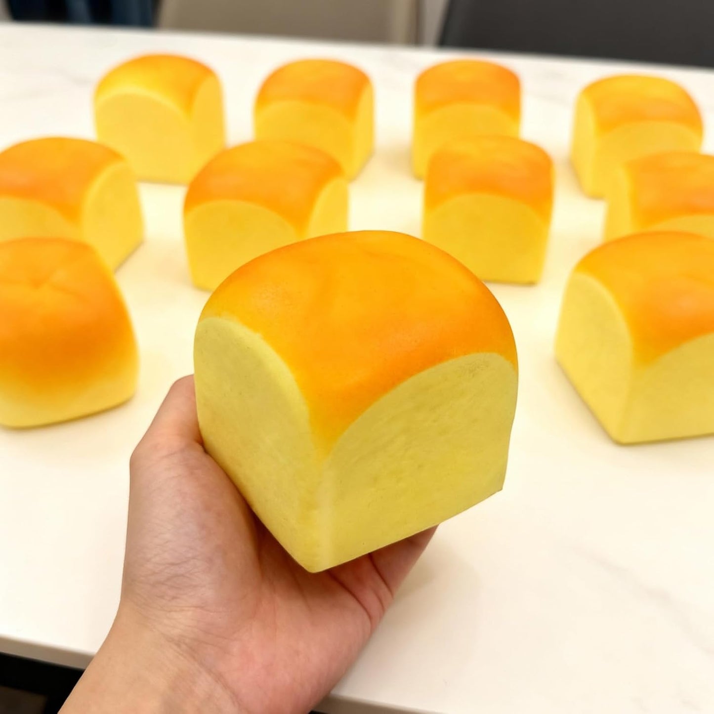 Hawaiian Rolls Taba Squishy Fidget Toys Adults, Stress Relief Toys for Office and Home, Squishy Toys for Autism, Squeeze Squishies