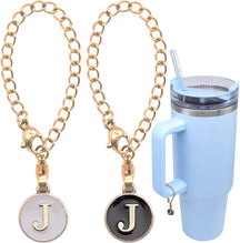 Letter Charm Accessories For Stanley Cup,2PCS ID Initial Letter Charm Personalized For Stanley Tumbler Cup Identification Handle Letter Charms - Cykapu
