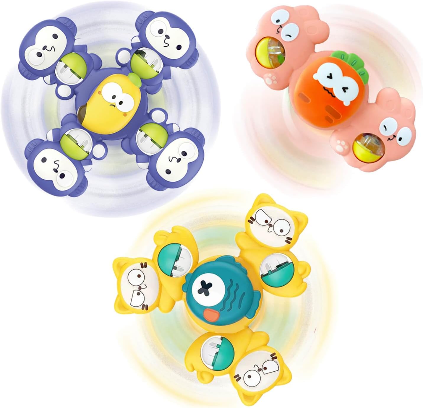 Cup Spinner Toy for Baby Infants 12-18 Months 3PCS - Cykapu