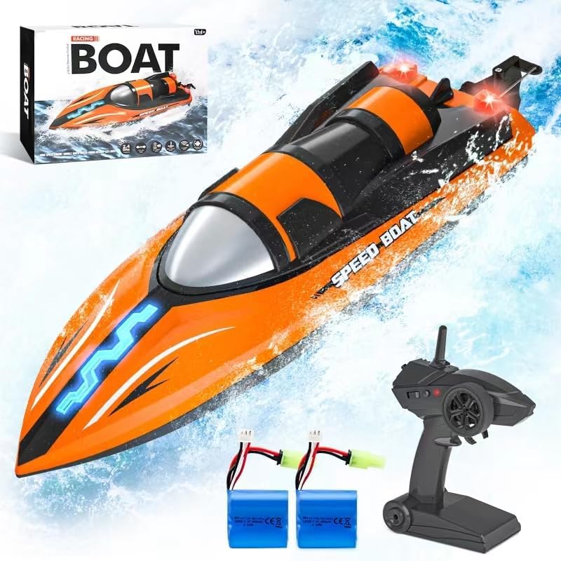 High Speed RC Boat with for Kids and Adults 25+ MPH - Cykapu