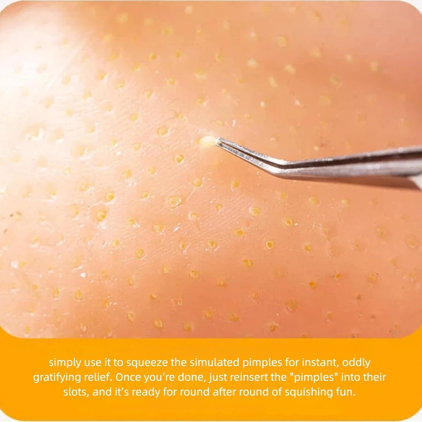 Refillable Pimple Popping Toy, Realistic Blackhead Extraction Simulator, Facial Pimplee Cleansing Toys, Stress & Anxiety Relief, Funny Gag Gift