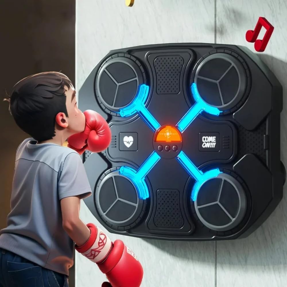 Intelligent Music Boxing Trainer Electronic Boxing Practice Wall Target Boxing Machine