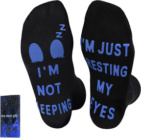 Birthday Gifts for Men Dad Father Husband Grandpa Mens Socks Gifts For Him 2 Pack Cykapu