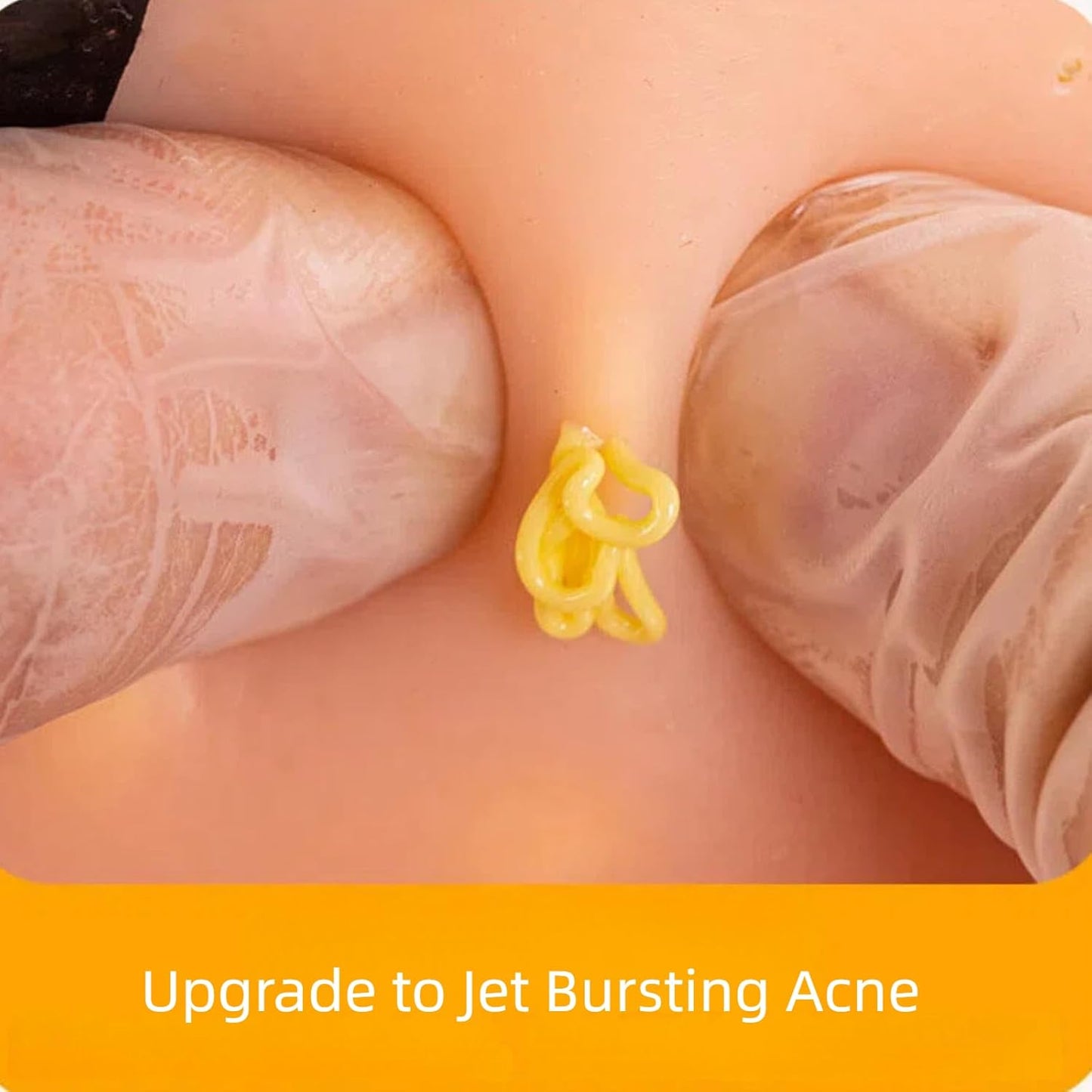 Refillable Pimple Popping Toy, Realistic Blackhead Extraction Simulator, Facial Pimplee Cleansing Toys, Stress & Anxiety Relief, Funny Gag Gift