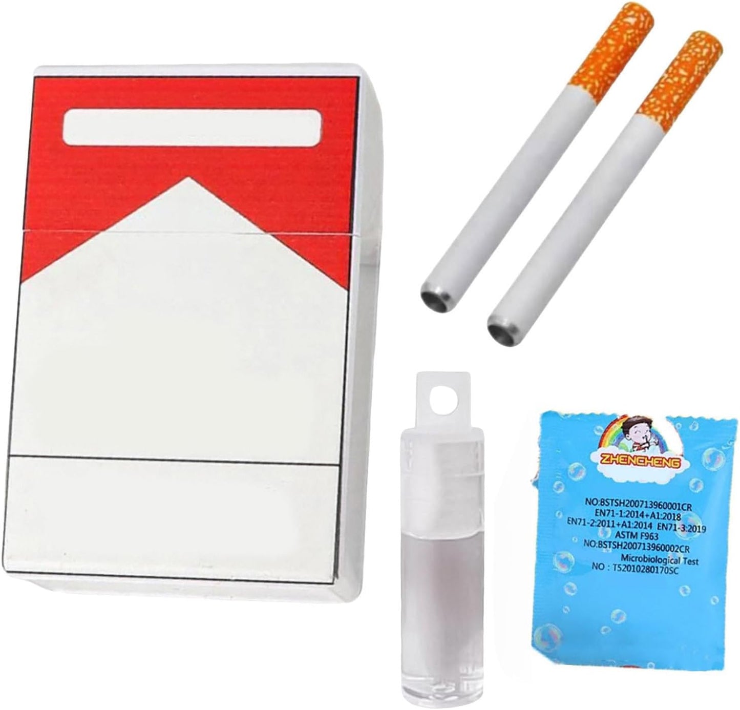 Box Bubble Toy,Blowing Fake Bubbles Pack Blower Blow Sticks Liquid Relaxation Birthday Christmas Party Gift