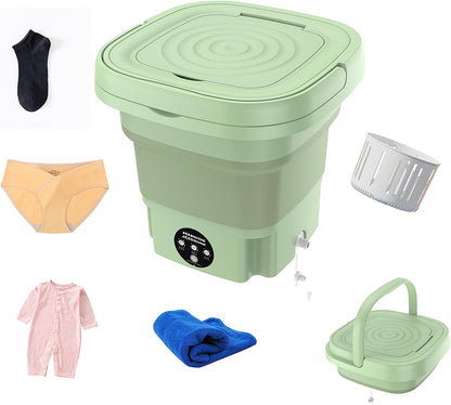 8L Portable Washing Machine, Portable washer, mini washer with Soft Spin Dry Cykapu