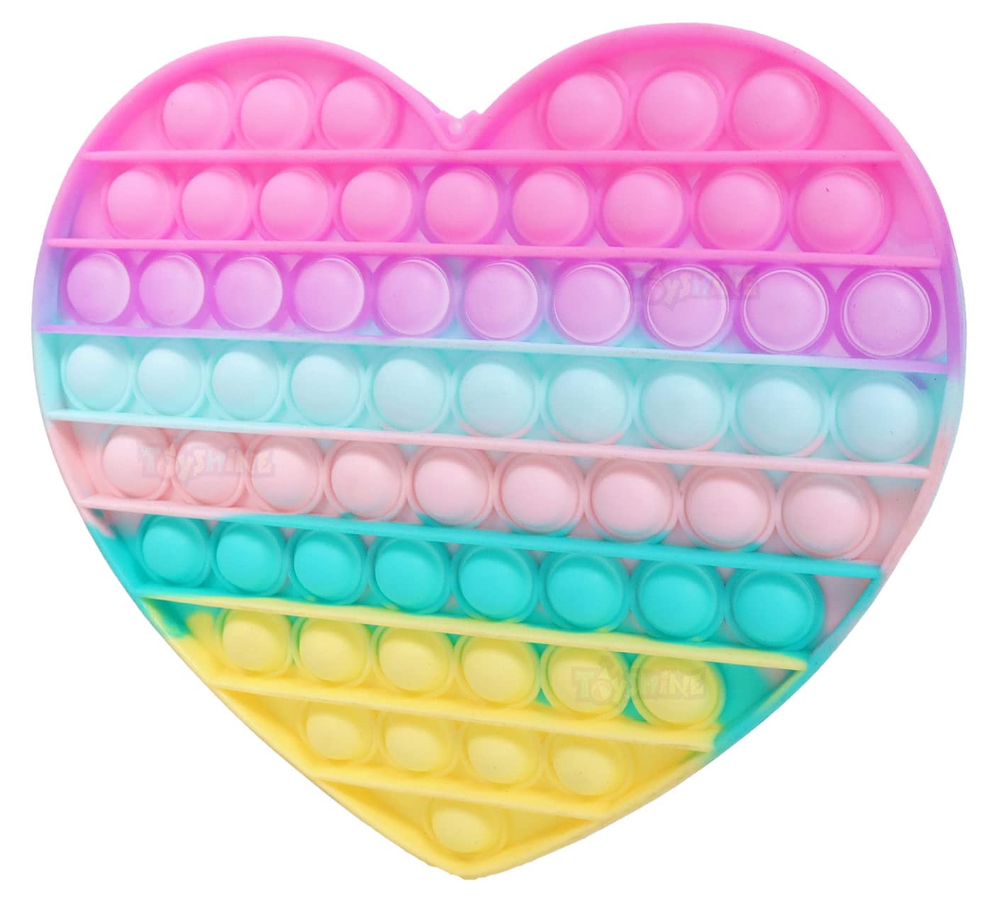 Big Heart 82 Bubbles Pop it Popping Sounds Toy, Push Bubbles for Autism Stress Reliever Cykapu