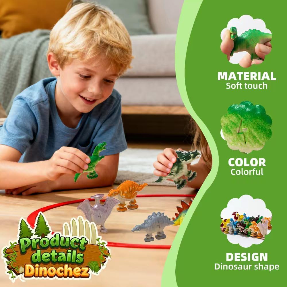 Dinochez Dinosaur Magnetic Chess Game Set 2025 Kids Toys, 20 Pcs Dinosaur Stones, 1 String & Portable Storage Bag, Strategy Board Games Chess Set Kids Games for Christmas Family Games Night