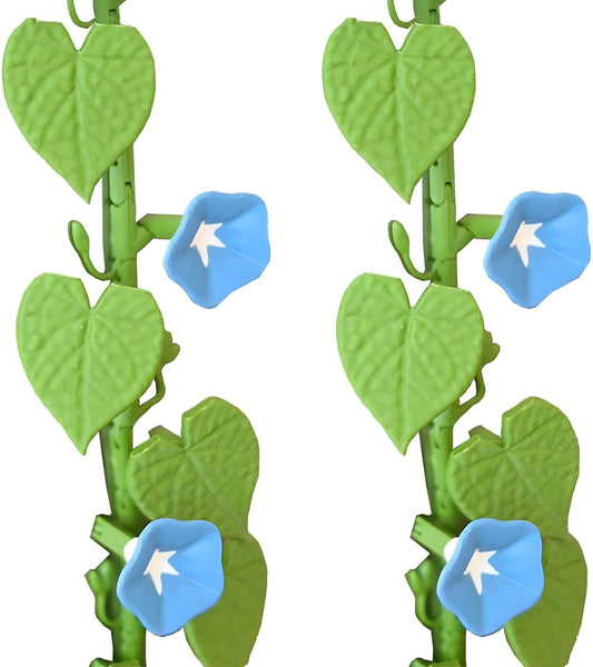 Morning Glory Refrigerator Magnets – 3D Printed Climbing Vine Plant, DIY Decorative Fridge Magnets for Kitchen Office, Articulating Stems (2)