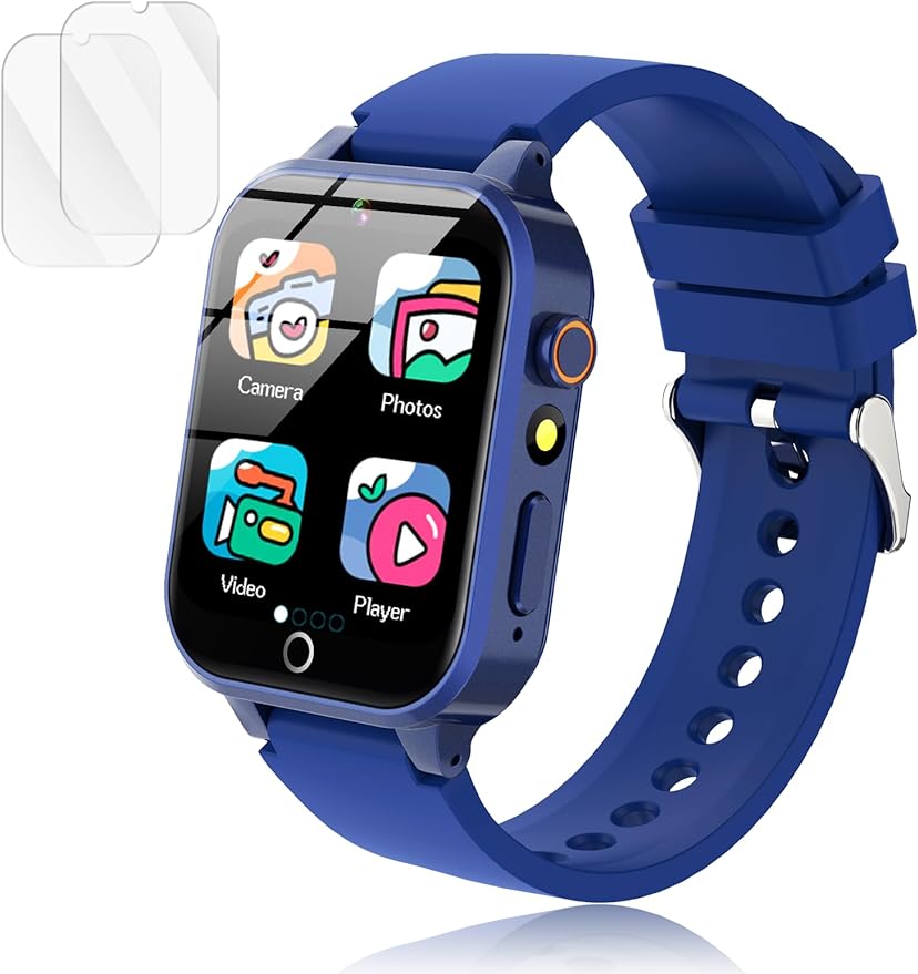 Smart Watch for Kids, Kids Smart Watch Boys Toys with 26 Puzzle Games, Touch Screen, HD Camera, Alarm Clock