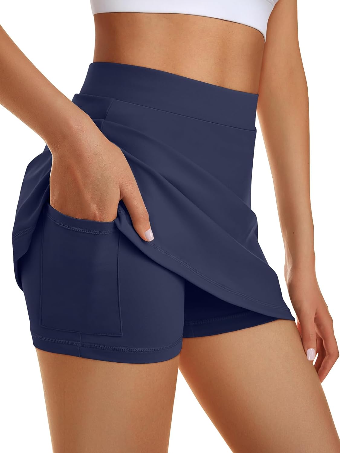 Women's Mini Tennis Skirt 2024 Athletic Golf Skorts with Pockets Y2K Summer Workout Outfits
