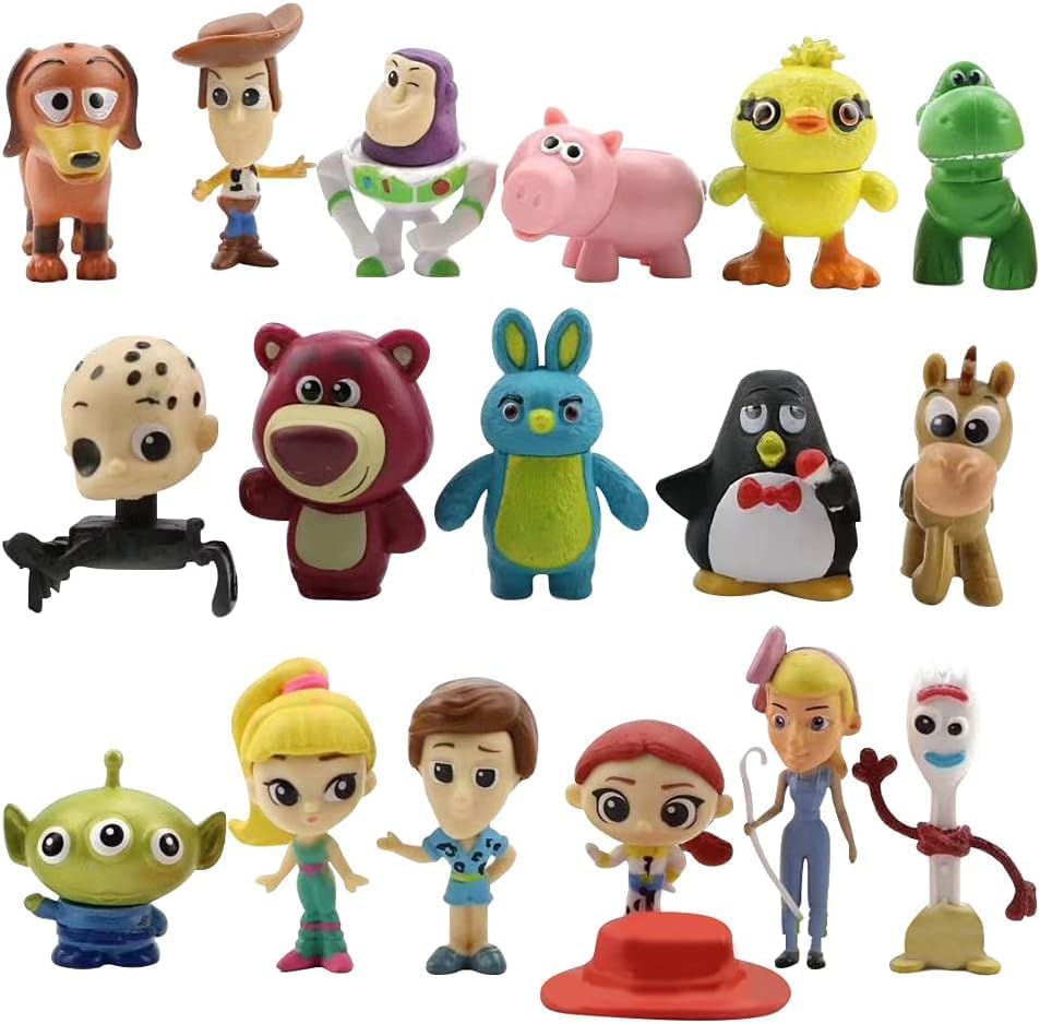 7 Pack Toy Anime Story Figurines,Woody Toy Anime Story Doll Cake Topper