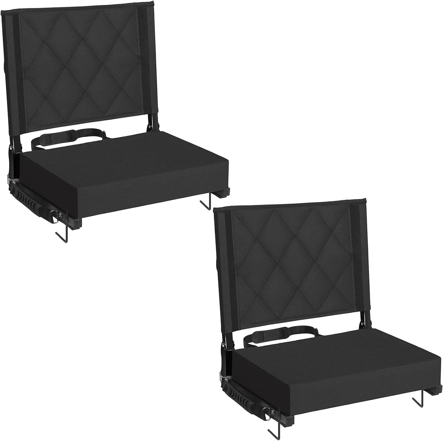 Stadium Seats for Bleachers with Back Support, Bleacher Seats with Backs and Cushion Wide Cykapu