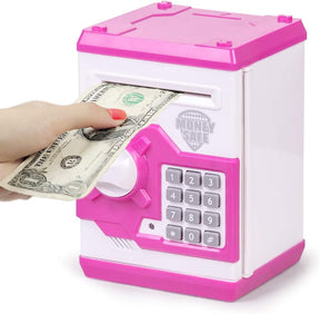 Refasy Piggy Bank Cash Coin Can ATM Bank Electronic Coin Money Bank for Kids-Hot Gift - Cykapu