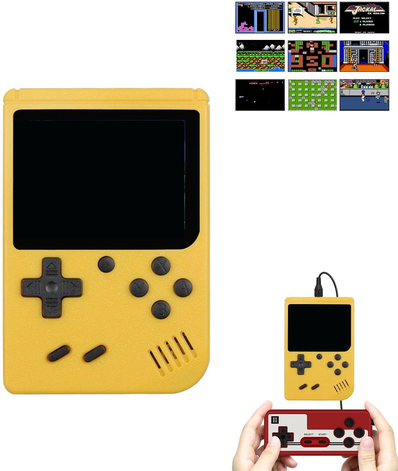 Handheld Game Console, Tiny Tendo 400 Games, Portable Retro Video Game Console - Cykapu