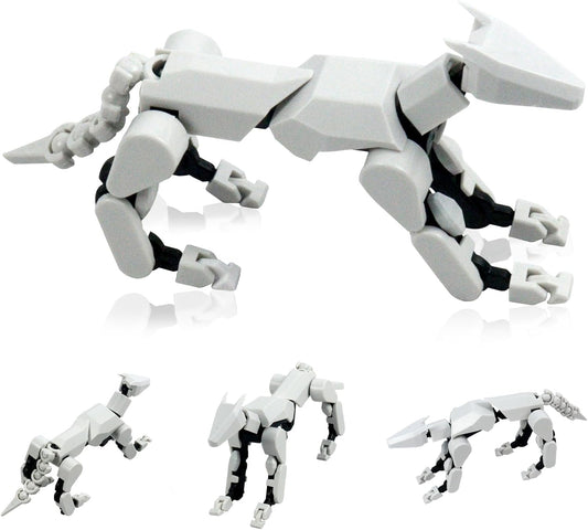 (Assembly Completed) Titan13 Action Figure Set, Robot Dog Action Figure 3D Printed robot Dog