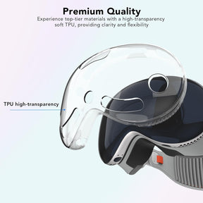 Compatible with Apple Vision Pro Case TPU Protective Cover Case for Vision Pro VR Headset Cykapu