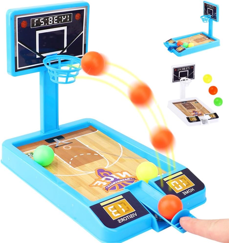 Tabletop Basketball Game Toys，Office Desktop Basketball Party Favors - Cykapu