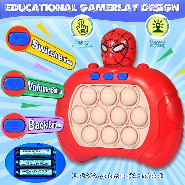 Spider Quick Push Bubble Competitive Game Superhero Console Series Fast Push Game Fast Push Bubble Game - Cykapu