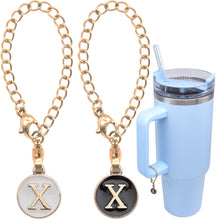 Letter Charm Accessories For Stanley Cup,2PCS ID Initial Letter Charm Personalized For Stanley Tumbler Cup Identification Handle Letter Charms - Cykapu