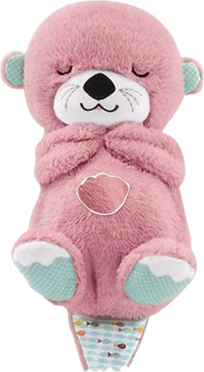 Baby Sound Machine Soothe Otter Portable Plush Baby Toy with Sensory Details Music Lights & Rhythmic Breathing Motion Soothe Otter Cykapu