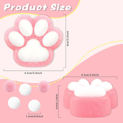 Cat Paw Squishies Fidget Toys Adults, Sticky Cute Squeeze Sensory Toys for Autism and Stress Relief