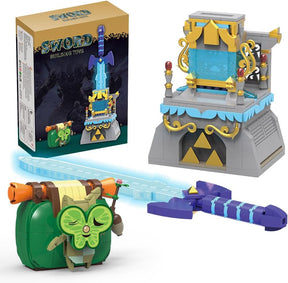 Legend Glowing The Master Sword Shield Building Sets, Game Weapon Toys 614 Pieces - Cykapu