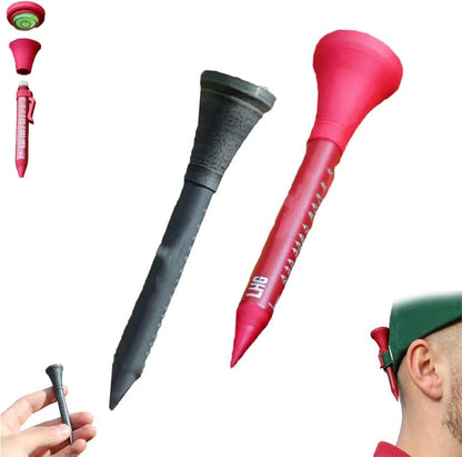 6-in-1 Golf Multi-Tool, Golf Set Flagstick Rangefinder, Ball Marker, Clips to Your Cap, Shirt, Face Alignment Aid Magnetic Tip, Pocket Clip