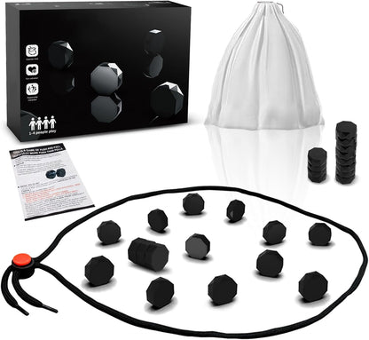 Chess Game with 20 Stones, Plastic Chess Games Set for Teenagers Adults, Party Travel Family Games, Fun Tabletop Multiplayer Game