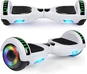 Hoverboard, 6.5" Self Balancing Scooter Hover Board with Bluetooth Wheels LED Lights
