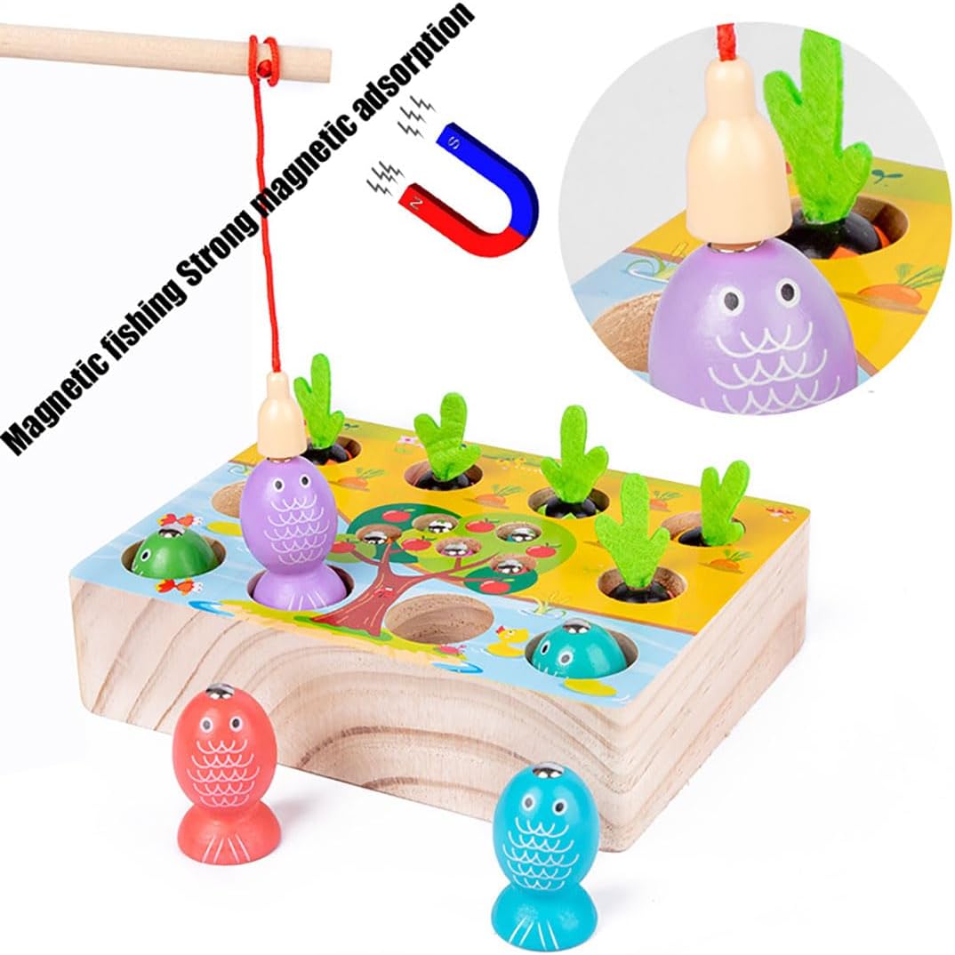 Montessori Wooden Shape Sorting Toys for Toddlers - Educational Gifts