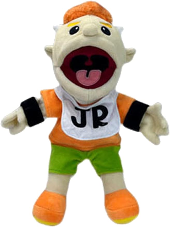 Jeffy Soft Plush Hand Puppet for Playhouse,Prank Funny Puppet