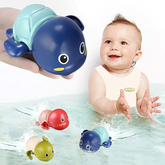 Bath Toys, 3 Pack Cute Swimming Turtle Bath Toys