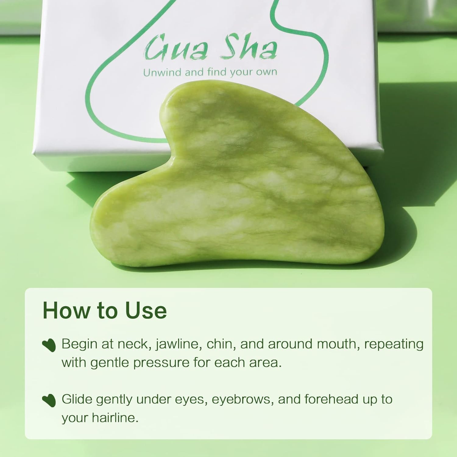 Gua Sha Facial Tool for Face and Body, Gua Sha for Self Care