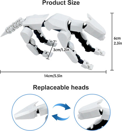 (Assembly Completed) Titan13 Action Figure Set, Robot Dog Action Figure 3D Printed robot Dog