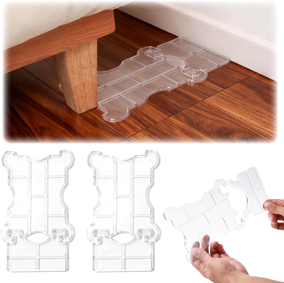 2 Pack Couch Wall Spacer, Furniture Walls Protectors, Adjustable Couch Stoppers to Prevent Sliding and Door Stoppers for Wall, Suitable for Protectors Sofas, Cabinets and Headboards